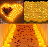 6/24Pcs Flameless LED Battery Powered Candles.