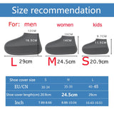 Reusable non slip, silicone outdoor shoe cover. waterproof.  Great for cycling in rainy weather.