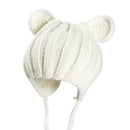 Knitted Winter Baby Hat with Ears,