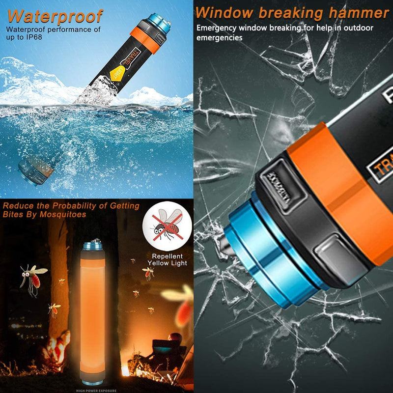 ZK30 USB Rechargeable IP68 Waterproof LED Camp/Emergency Light.