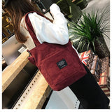 Women Corduroy Shoulder/Crossbody Bag.