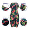 Women's ZANZEA Summer Bohemian Long, Short Sleeve Floral Print Sundress.