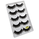 5 Pairs Multipack 3D Mink False Eyelashes.