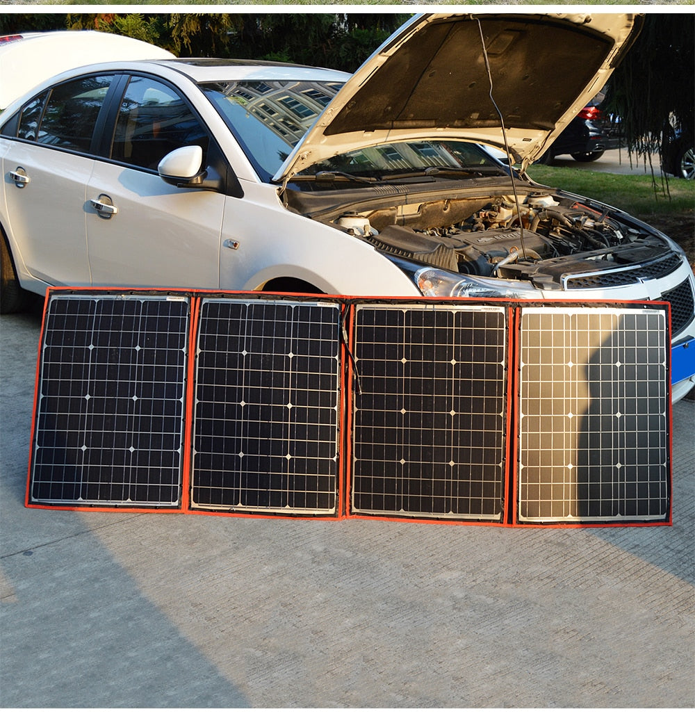 Dokio Flexible/Foldable High Efficiency Solar Panel. 12V 80w 100w 150w 200w 300w Solar Panel Kit