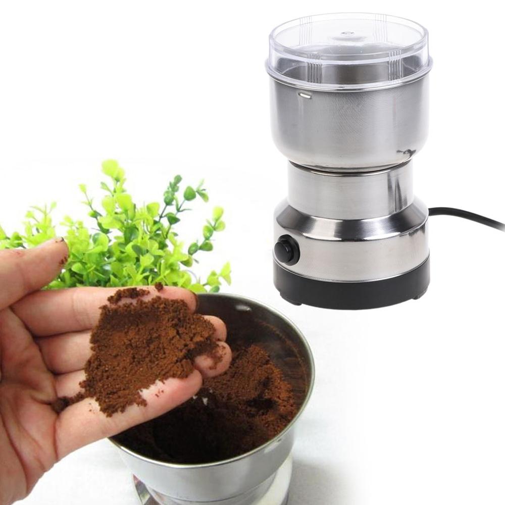 Stainless Steel Electric Grinder For Herbs/Spices/Nuts/Grains/Coffee Beans.