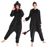 Adult Unisex White Or Black Flannel Onesie