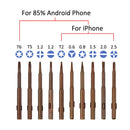 Precision Magnetic Torx Cross Pentalobe Head Screwdriver. Repair Kit For iPhone OR Android