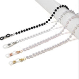 Women's fashion Pearl Bead Lanyard glass chain.