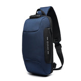 OZUKO Multifunction Waterproof Anti-theft Crossbody Bag for Men And Women