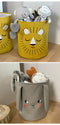 Foldable Canvas Cartoon Animal Laundry Basket OR Toy Storage.