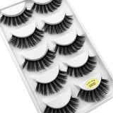 5 Pairs Multipack 3D Mink False Eyelashes.