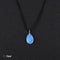 Women Natural Water Drop Pendant Necklace.  Easy To Wear As A Necklace OR Choker with a Variety of Stones.