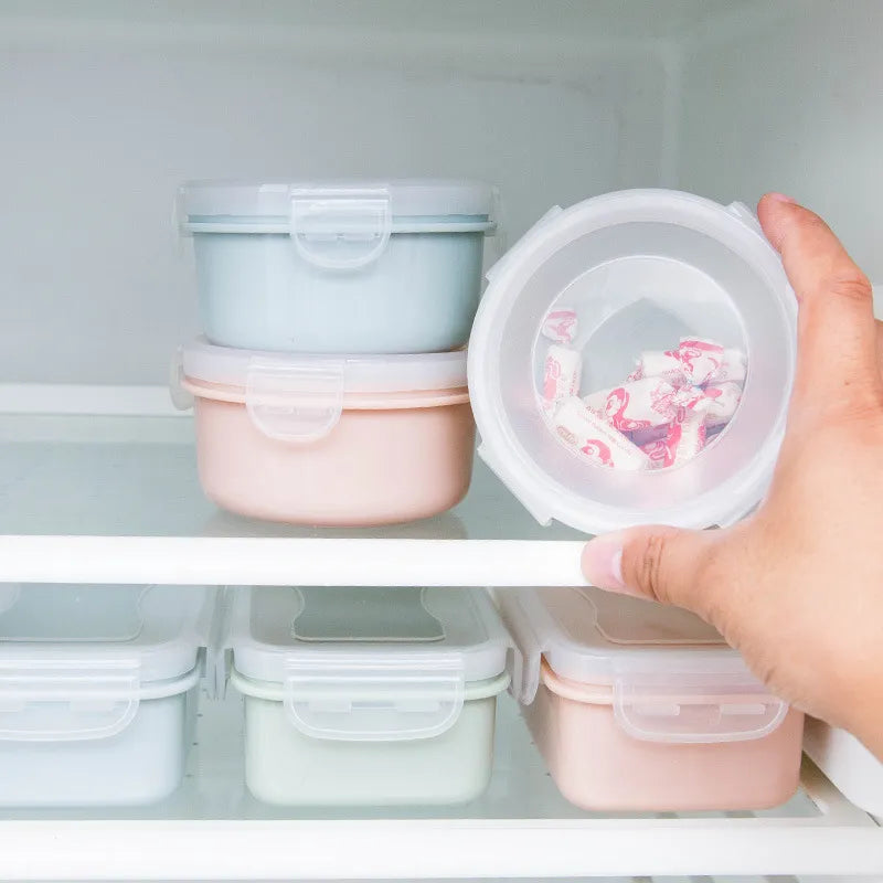 Plastic Lunch Bento OR Storage Food Box With Seal Proof Lid.