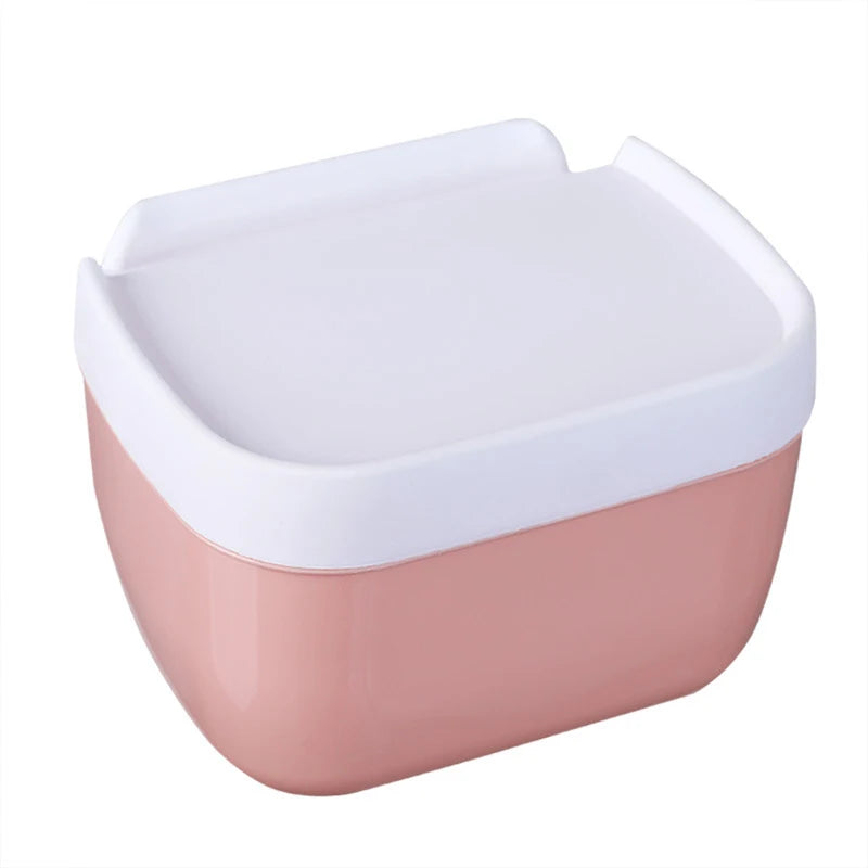 Waterproof Wall Mount Tissue Holder for Bathrooms With Shelf
