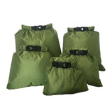 5pcs Waterproof Dry Bag with a buckle front. Great for beach or swimming accessories.