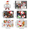 Variety Of Christmas Window Stickers.