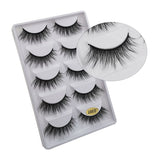 5 Pairs Multipack 3D Mink False Eyelashes.