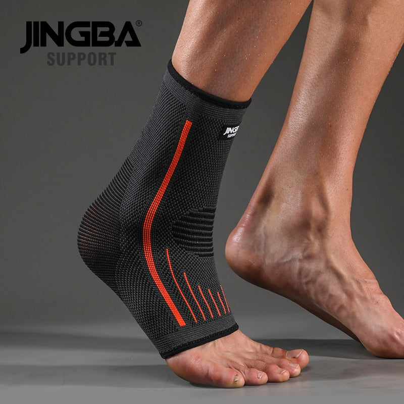 JINGBA 1 PCS 3D Compression Nylon Ankle Support.