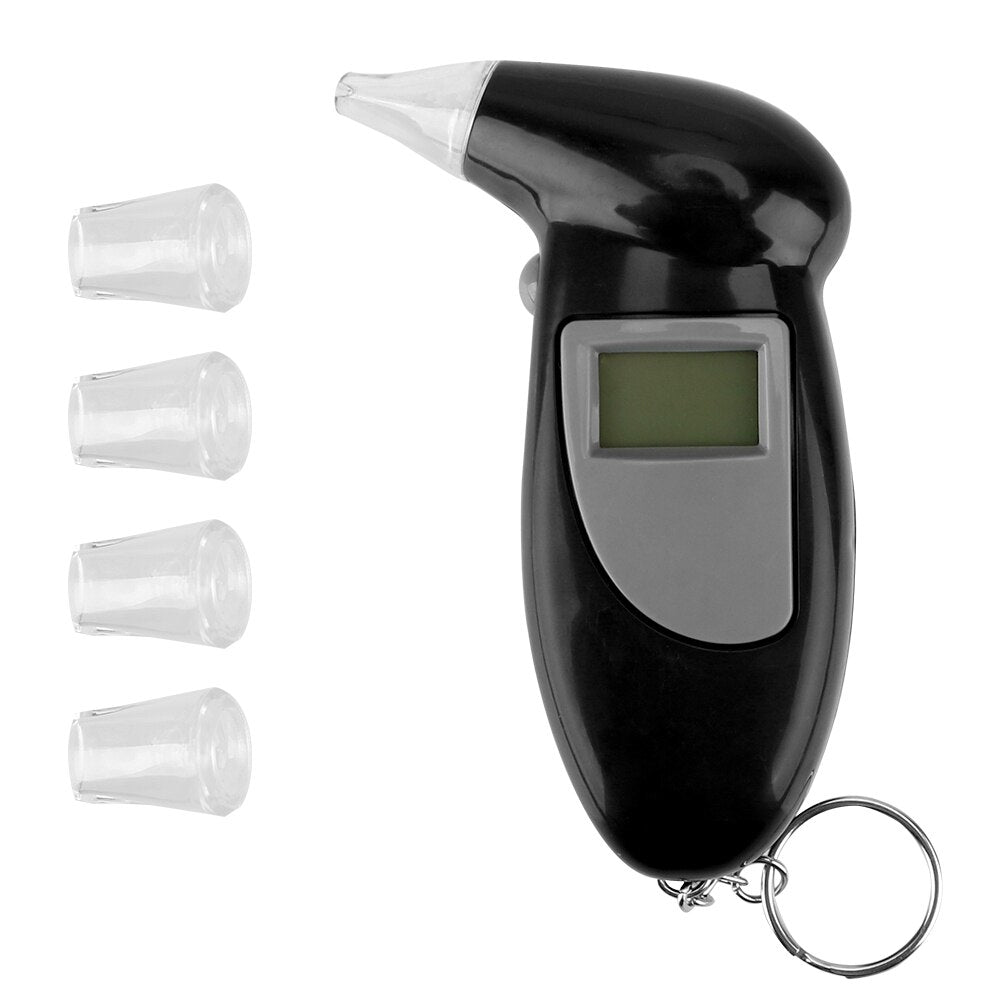 Handheld digital back light breathalyzer