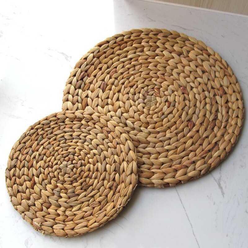 Handmade Woven Braided Mat Heat Resistant, Water Resistant And Anti-Skidding Pad.