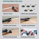 3 in 1 Grout Kit To Remove Silicone Sealants.