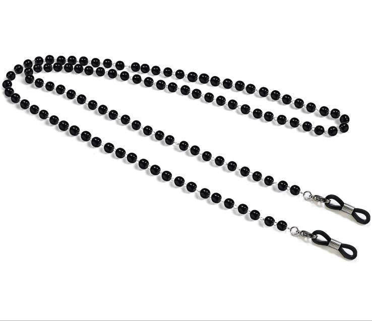 Women's fashion Pearl Bead Lanyard glass chain.