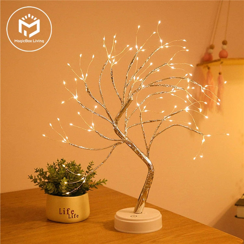 LED/Copper Wire Mini Holiday Tree.