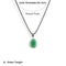 Women Natural Water Drop Pendant Necklace.  Easy To Wear As A Necklace OR Choker with a Variety of Stones.