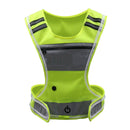 LED/USB Charging Reflective Vest With Adjustable Waist with Pouch For Running, Cycling and Walking.