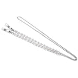 Women's fashion Pearl Bead Lanyard glass chain.