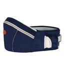 Infant hip rest and waist belt with plenty of storage.