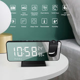 LED/USB Digital Desktop 2 Function Alarm Clock With Time Projector.