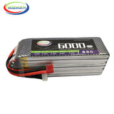 2S 3S 4S 6S 2200 4200 5200 6000mAh 30C 40C 60C 7.4V 11.1V 14.8V RC LiPo Battery For RC Drone Helicopter .