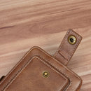 Men's Pu Leather Wallet With Zipper.