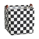 Cube Shaped Folding, Waterproof Storage Basket With Handles.