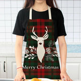 Christmas Linen Aprons