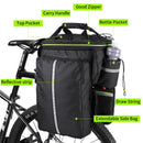 Waterproof 3 in 1rear bike bag. Reflective, 20L capacity