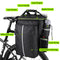 Waterproof 3 in 1rear bike bag. Reflective, 20L capacity