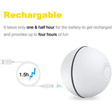 Benepaw USB Charging  360 Degree Self Rotating Nontoxic Ball With LED Light.