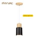 Nordic Wood Pendant Lights. E27 220V for Dinning Room, Kitchen or restaurant decoration.