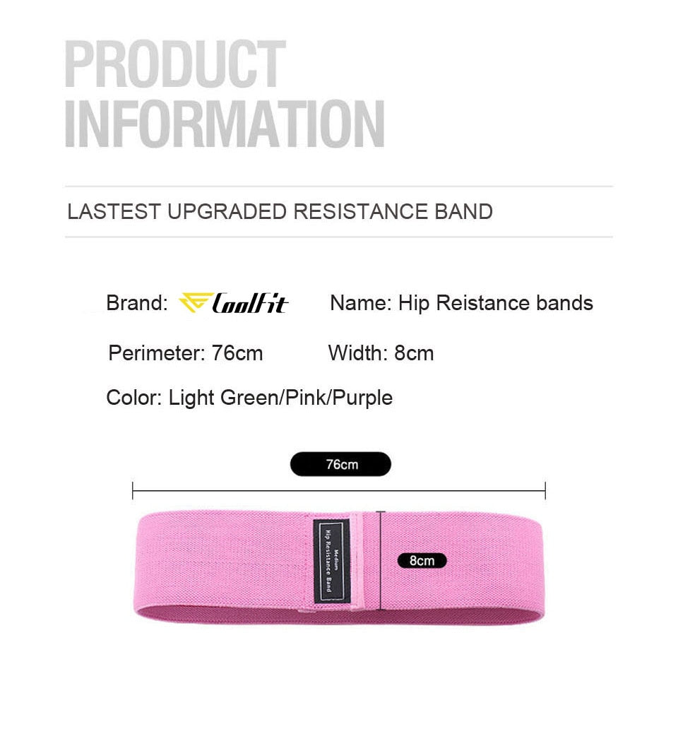 AOLIKES Anti-slip  braided rubber fitness resistance band.