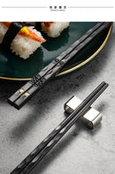 5 Pairs of reusable metal chopsticks