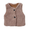 Autumn Baby V Neck Plush Vest