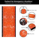 Waterproof Lightweight Thermal Emergency Sleeping Bag. Great for camping and light for hiking.