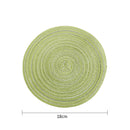 2/4/6pcs Woven round Placemat Or Coffee Cup or Bowl Coaster.