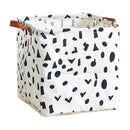 Cube Shaped Folding, Waterproof Storage Basket With Handles.