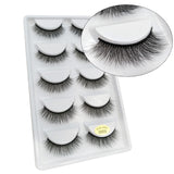 5 Pairs Multipack 3D Mink False Eyelashes.