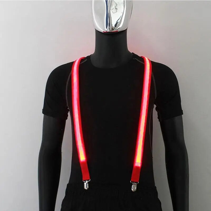 Led Suspenders OR Bow Ties. Perfect For Costume Party.