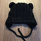 Knitted Winter Baby Hat with Ears,