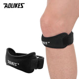 AOLIKES 1PCS Adjustable Knee Pad Brace Support for hiking, running and sports.